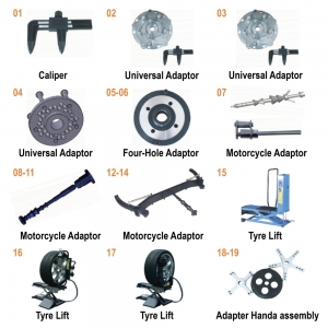 Optional Accessories for Wheel Balancer