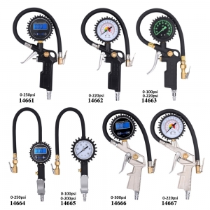 Tire Pressure Air Inflator Gauge