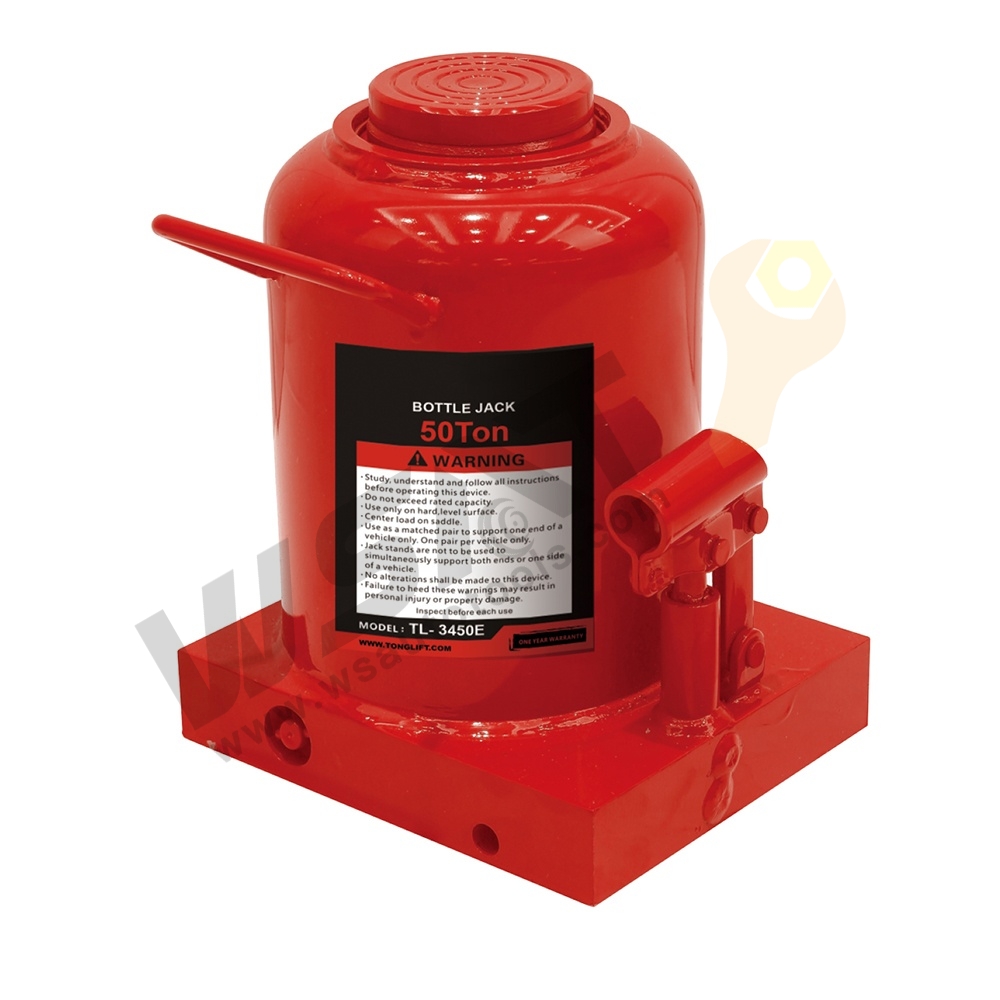 Welded Hydraulic Bottle Jack with Casting Base