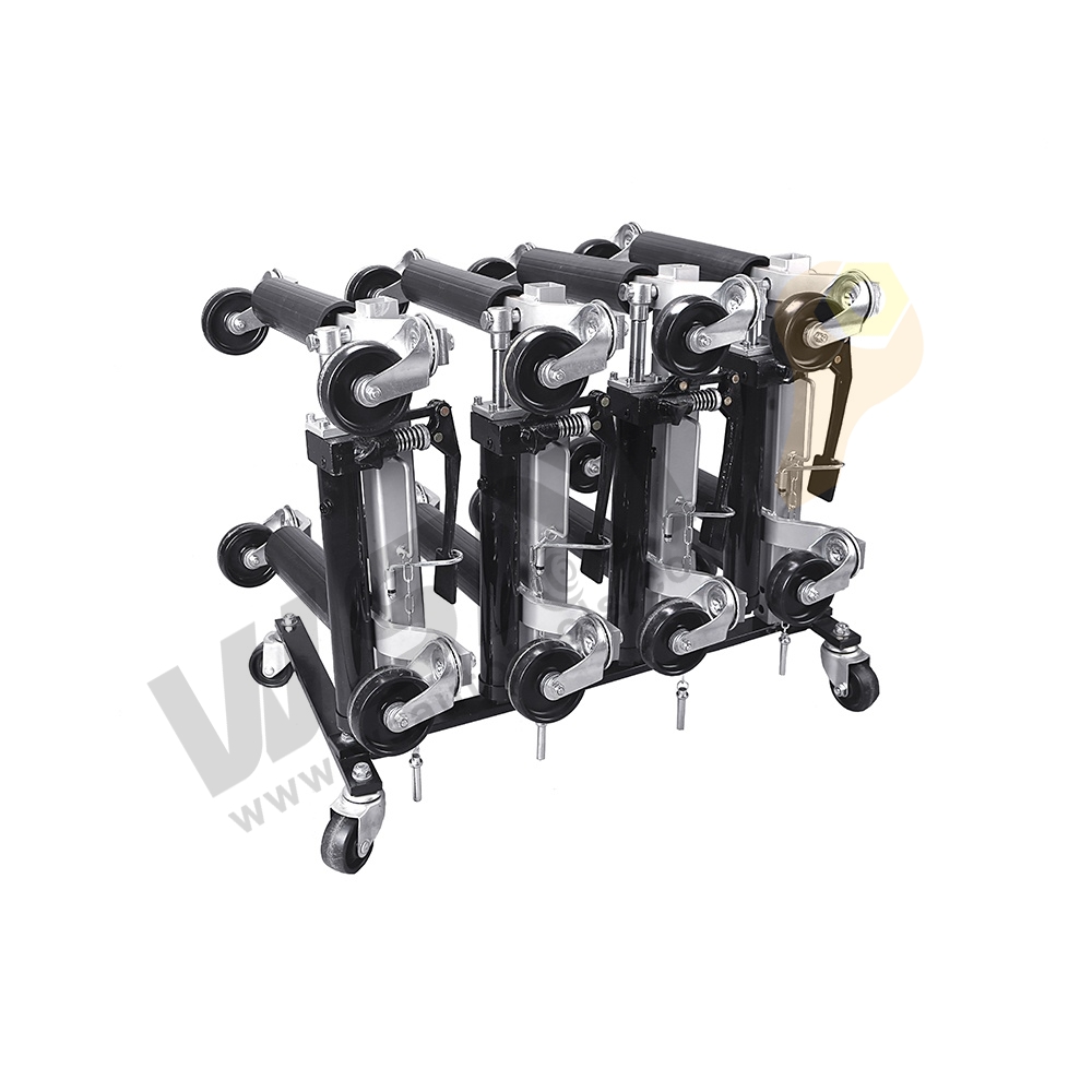 Car Dolly Rack for Storing 4 Hydraulic Dollies