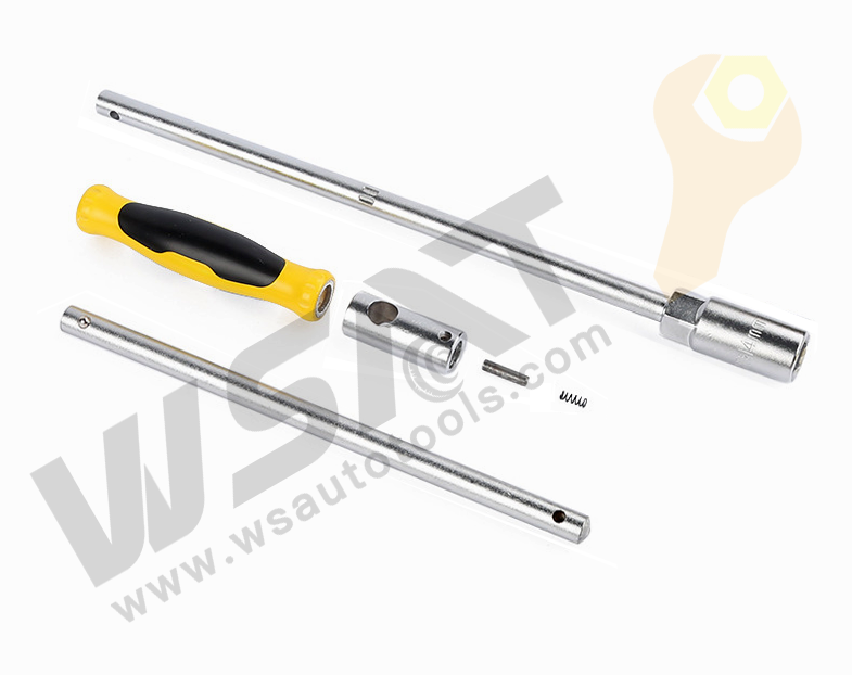 Sliding T-Type Socket Wrench With Plastic Handle