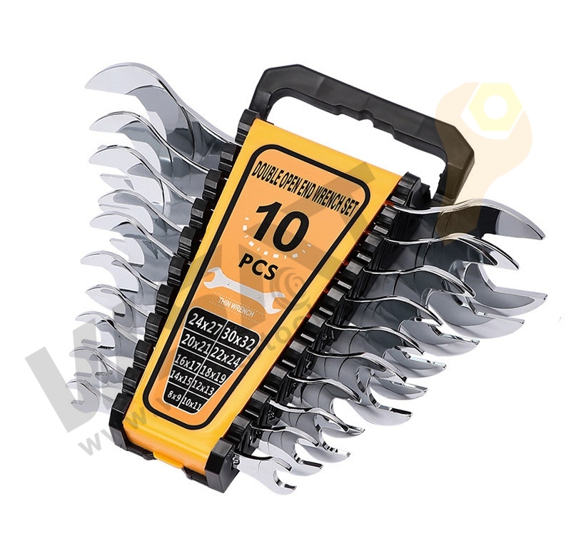 Ultra-thin Double Open-End Wrench Set