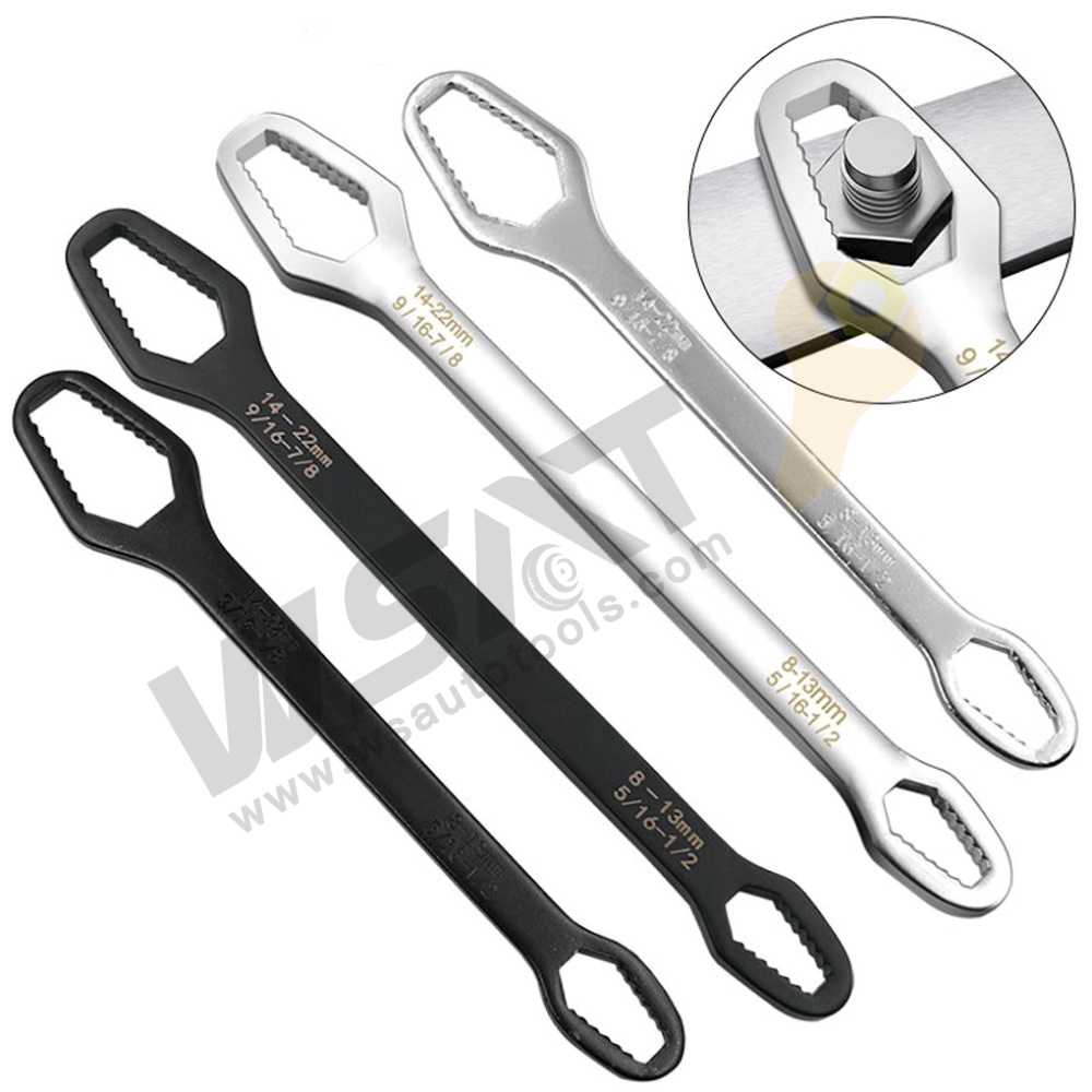 Universal Double Ended Wrench Self-Tightening 8-22mm