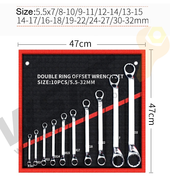 Offset Ring Wrench Set