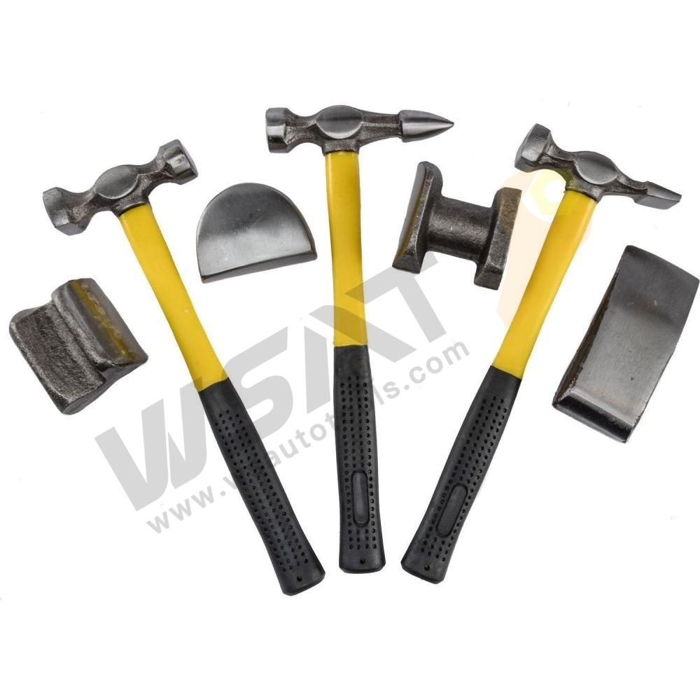 7pc Auto Body Repair Kit - Fiber-Glass Handle