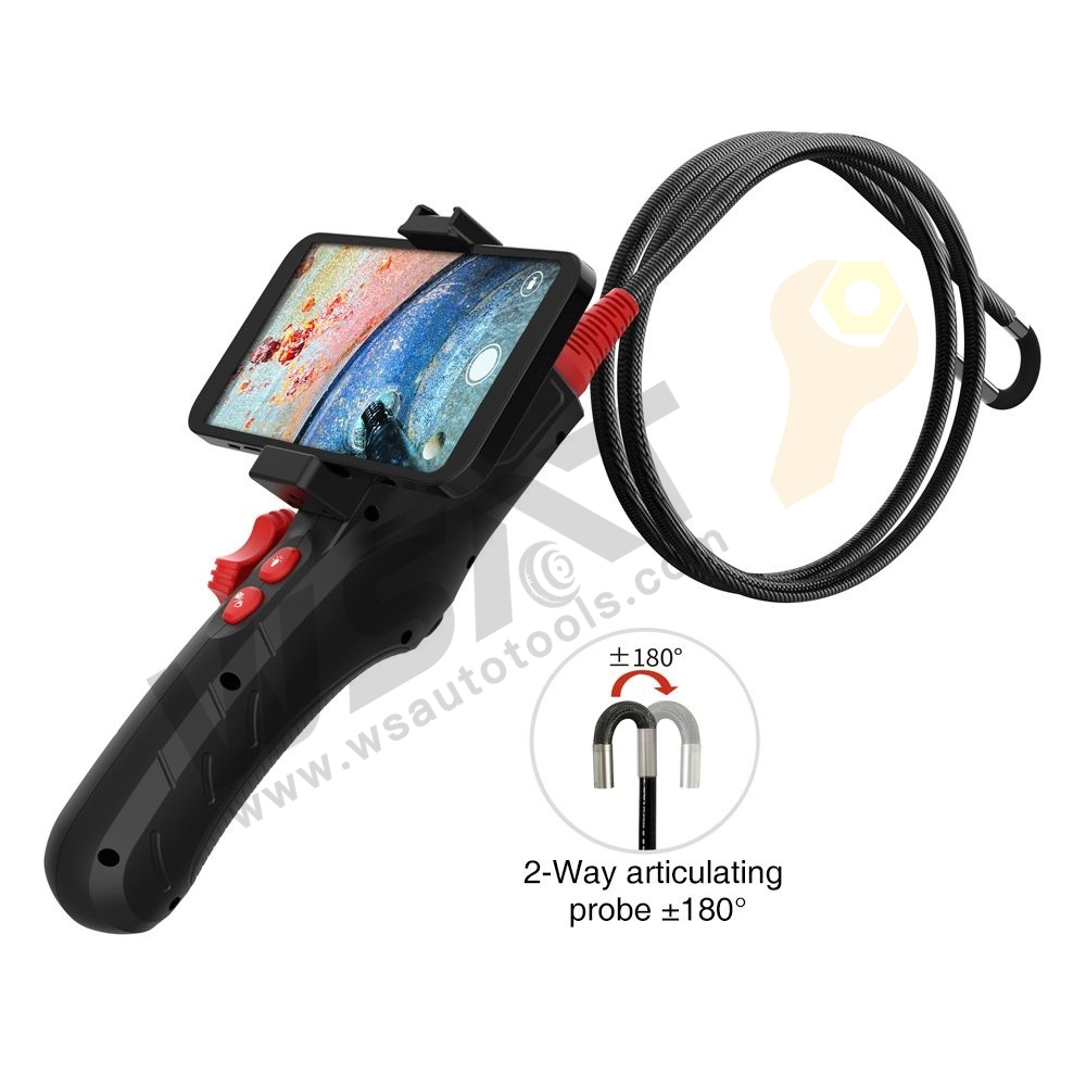 Two-Way 180° Articulating USB Inspection Borescope