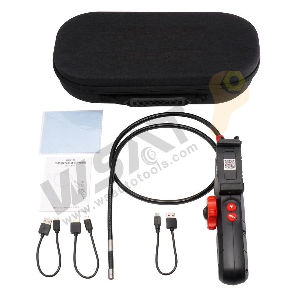 Two-Way 180° Articulating USB Inspection Borescope