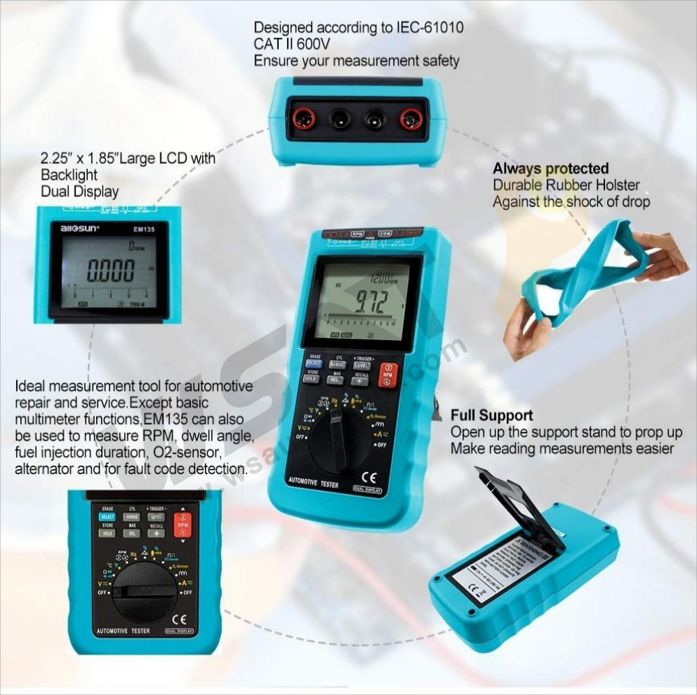 Universal Digital Automotive Multimeter