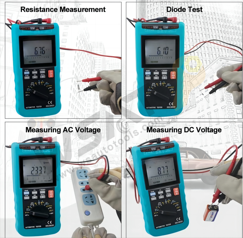 Universal Digital Automotive Multimeter