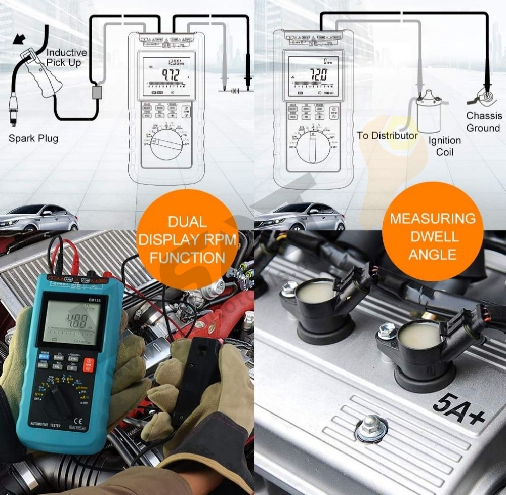 Universal Digital Automotive Multimeter