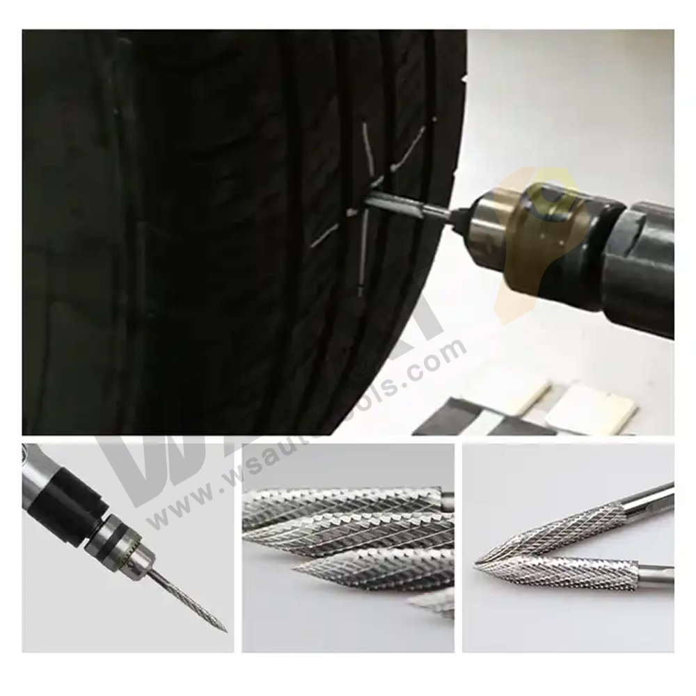 Hardness Carbonized Rigid Drill Bit for Tire Repair