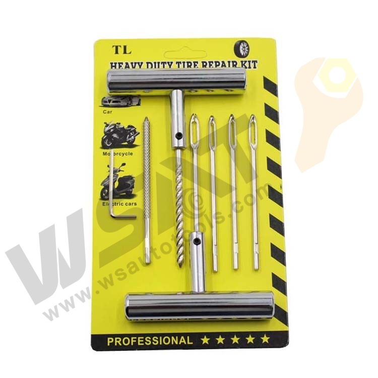 Tire Repair Tool Kit with Blister Card