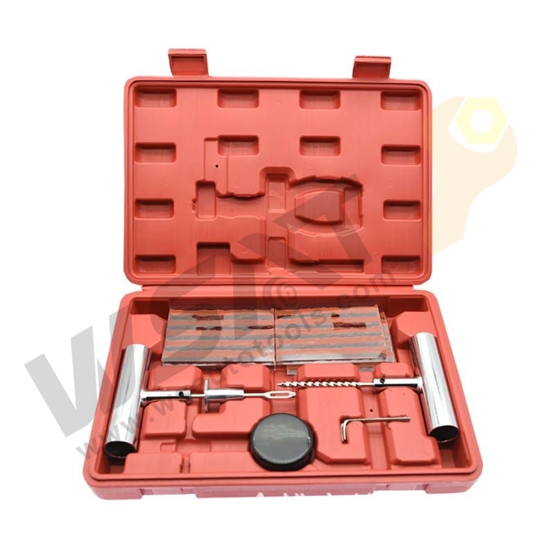 Tire Repair Tool Kit with Plastic Blow Case