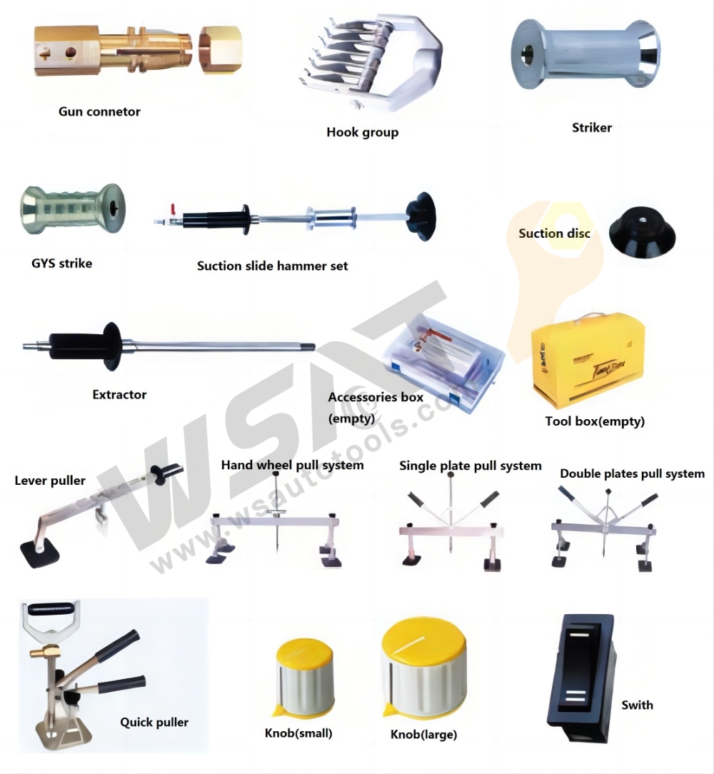 Accessories of Auto Appearance Repair Machine