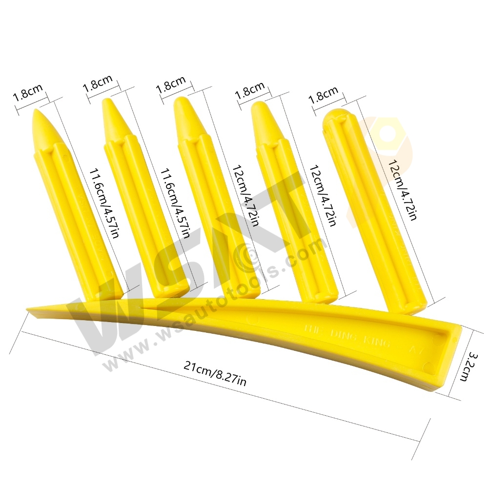 13 Crowbars professional car dent repair tool push hook rods tool for car dent repairing