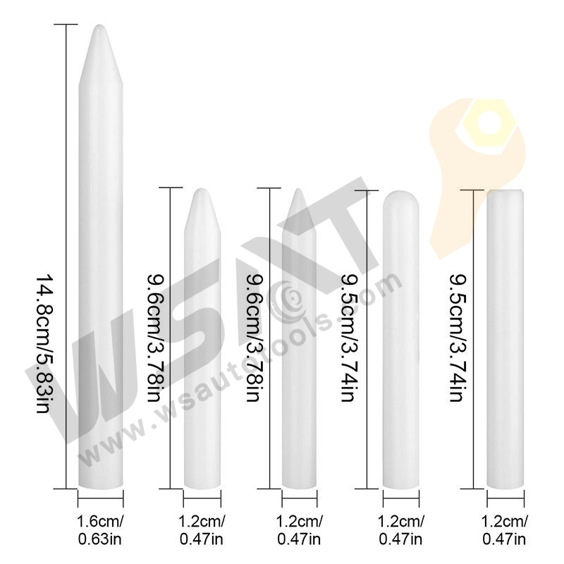 13 Crowbars professional car dent repair tool push hook rods tool for car dent repairing