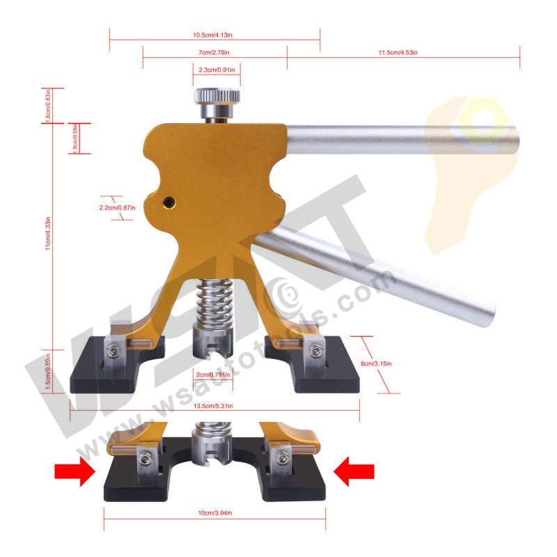 18pcs Dent Removal Tools For Auto Dent Repair Tools