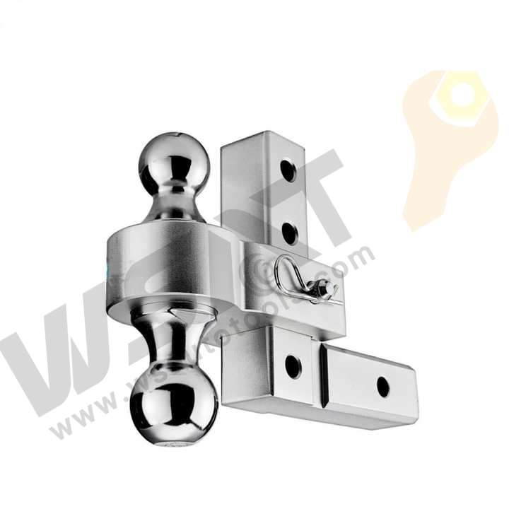 2-Ball Adjustable Aluminum Trailer Hitch