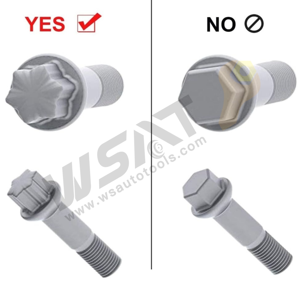 1/2" Dr. 17mm Wheel Nut Socket Mercedes Benz