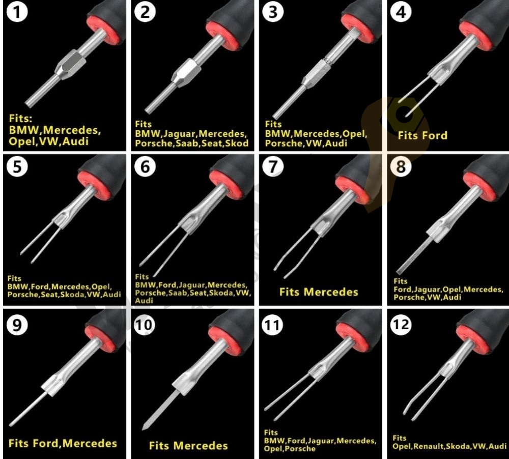 23PC Master Universal Terminal Release Tool Kit