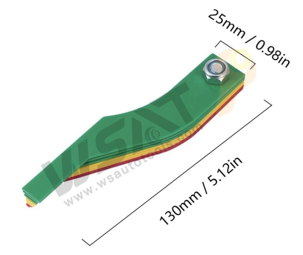 Car Brake Pad Scale Thickness Gauge