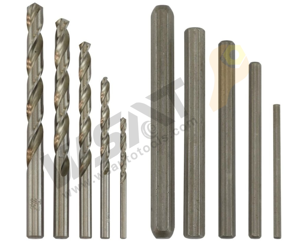 25PC Screw Extractor/Drill & Guide Set Extracts screws and bolts