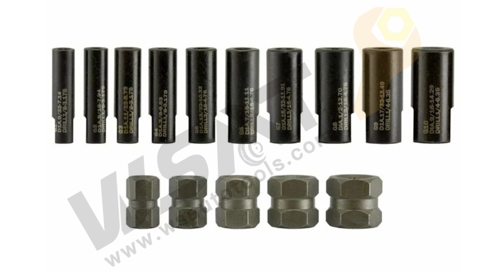 25PC Screw Extractor/Drill & Guide Set Extracts screws and bolts