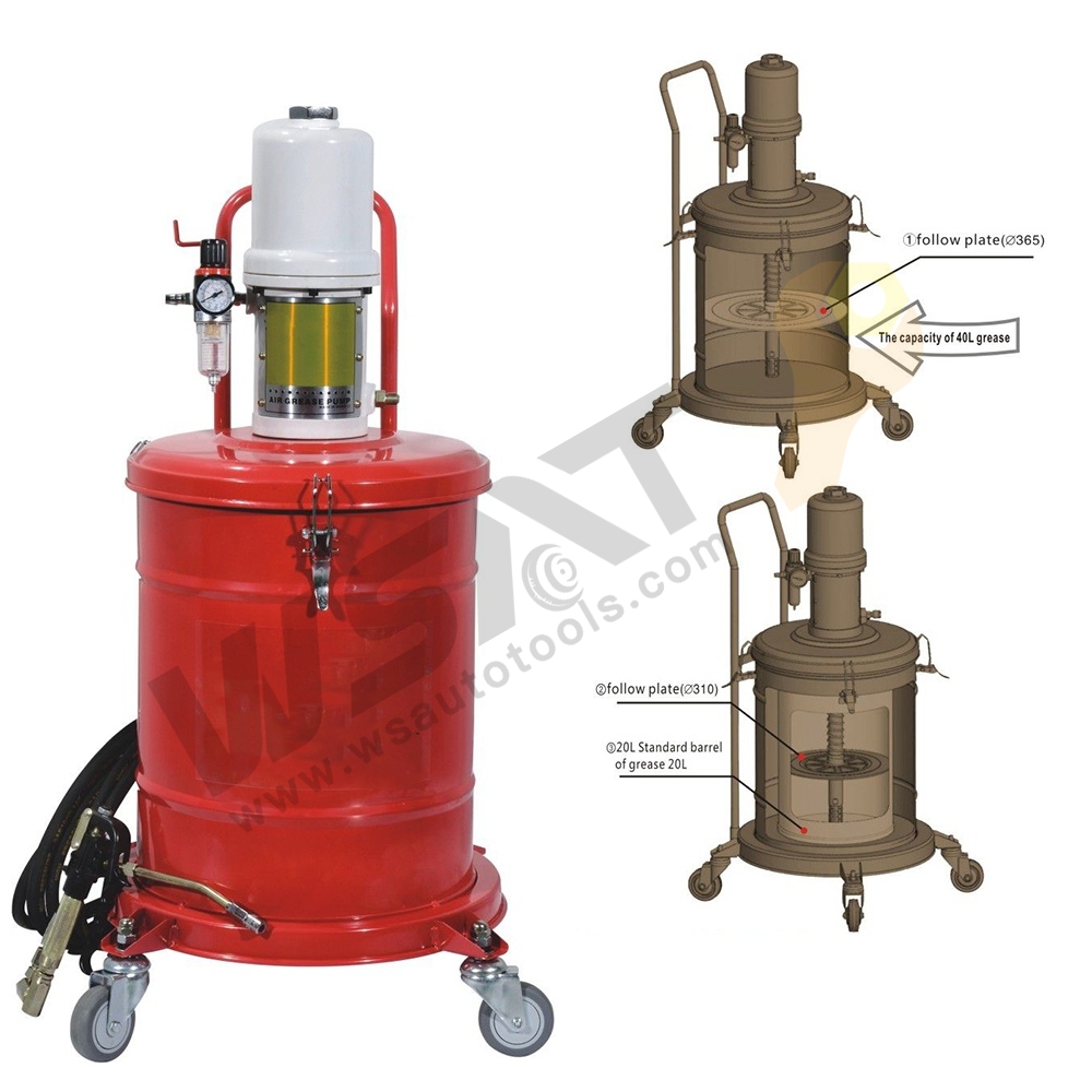 20L/40L Air Operated Grease Injector
