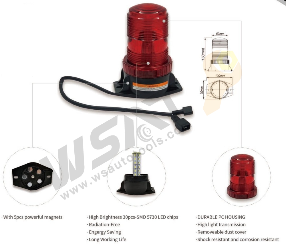 LED Strobe Beacon Warning Light