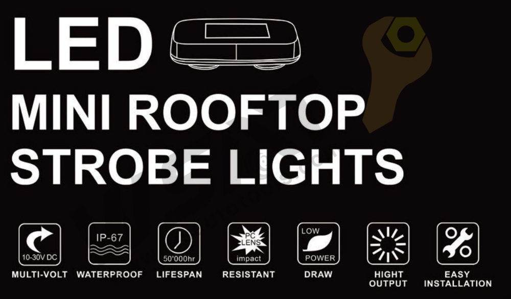 LED MINI Rooftop Strobe Lights