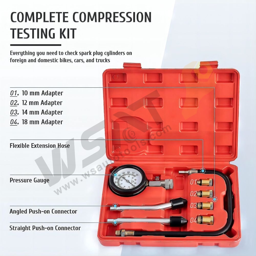 Petrol Engine Compression Tester Kit