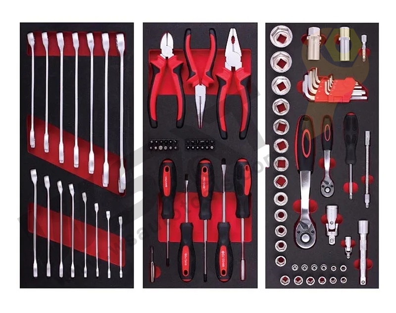 Tool box with Tools(92 PCS mechanical tools set)
