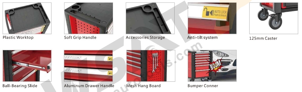 7-Drawer Tool Trolley