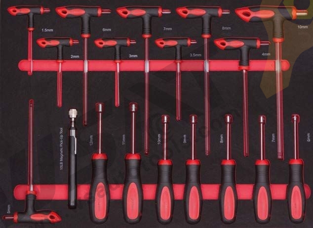 262PCS  7-Drawer Tool Trolley With Tools