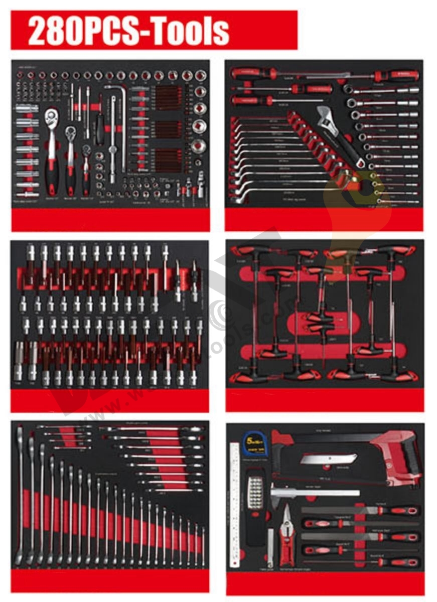 Tool Cabinet With 280pcs Tools