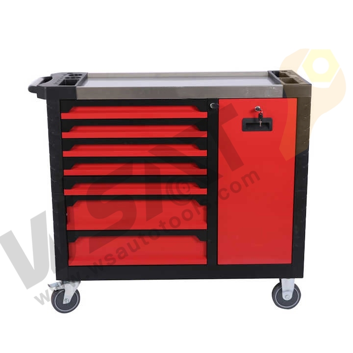 7 DRAWERS METAL TOOL CABINET FOR HAND TOOL WITH STAINLESS STEEL TOP