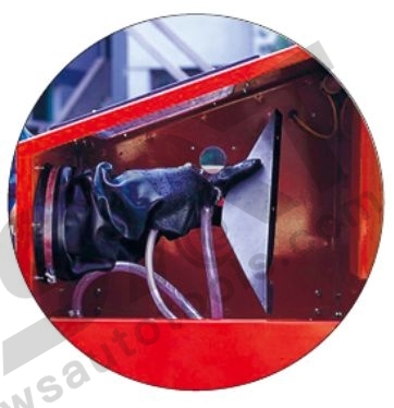 220L Vertical Cabinet Sandblaster