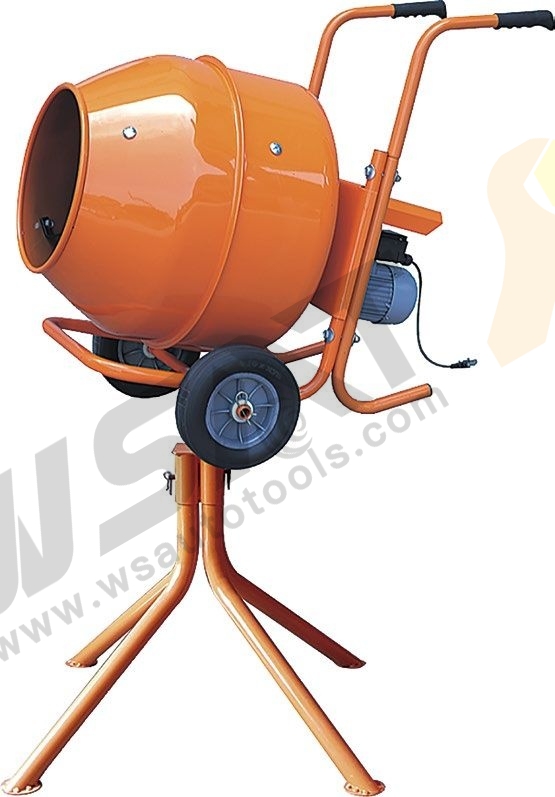 Horizontal Portable Concrete Mixer With Stander