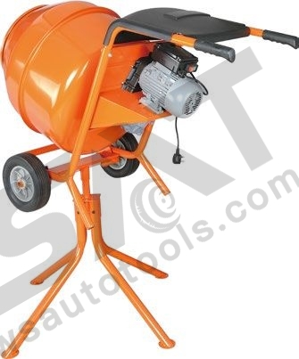 Horizontal Portable Concrete Mixer With Stander