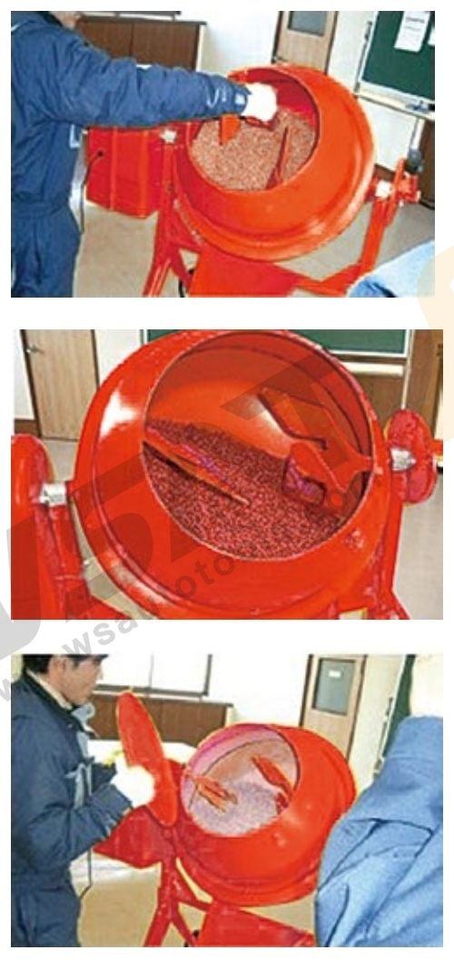 Portable Concrete Mixer With Cover