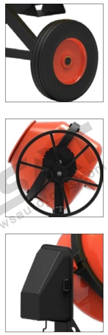 400L Electrcial Cement Mixer