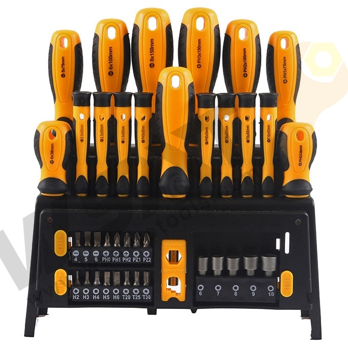 39PC Screwdriver & Bits & Power Nuts Set