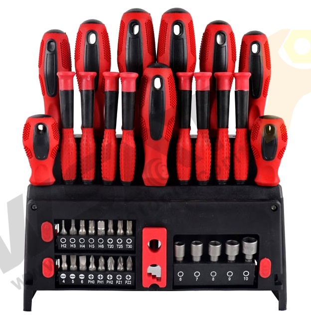 39PC Screwdriver & Bits & Power Nuts Set