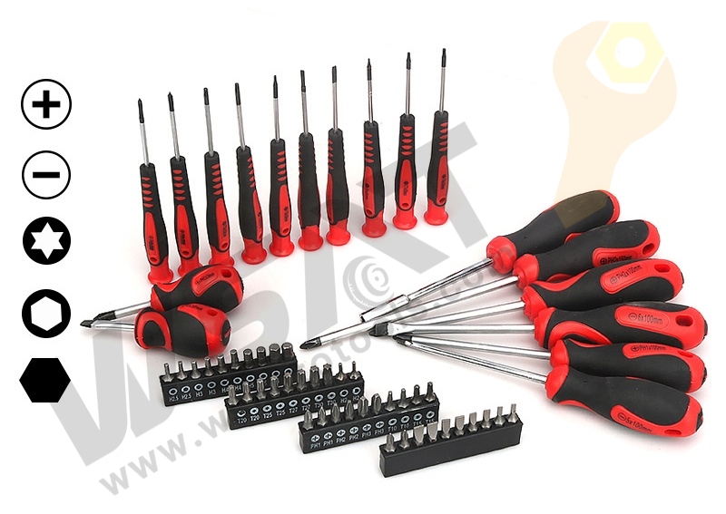 58PC Screwdriver & Bits Set