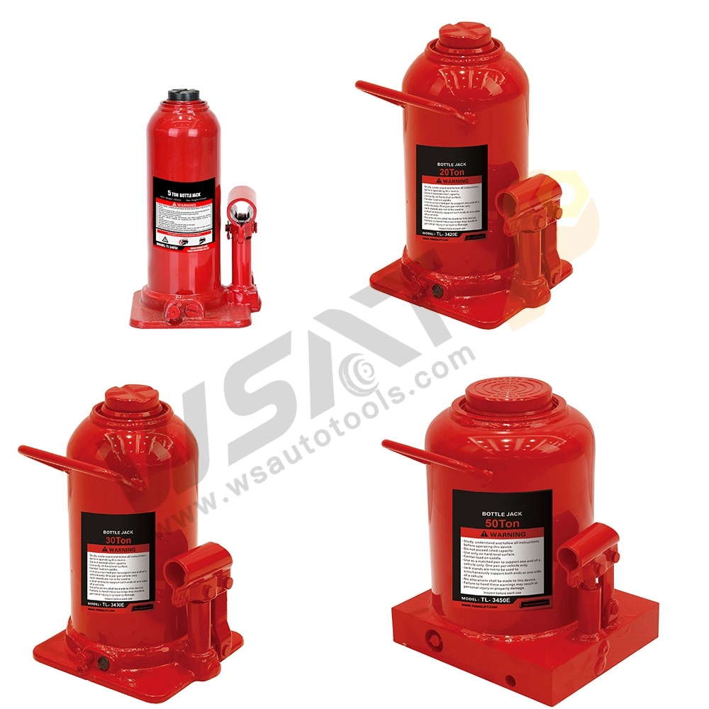 Welded Hydraulic Bottle Jack with Casting Base