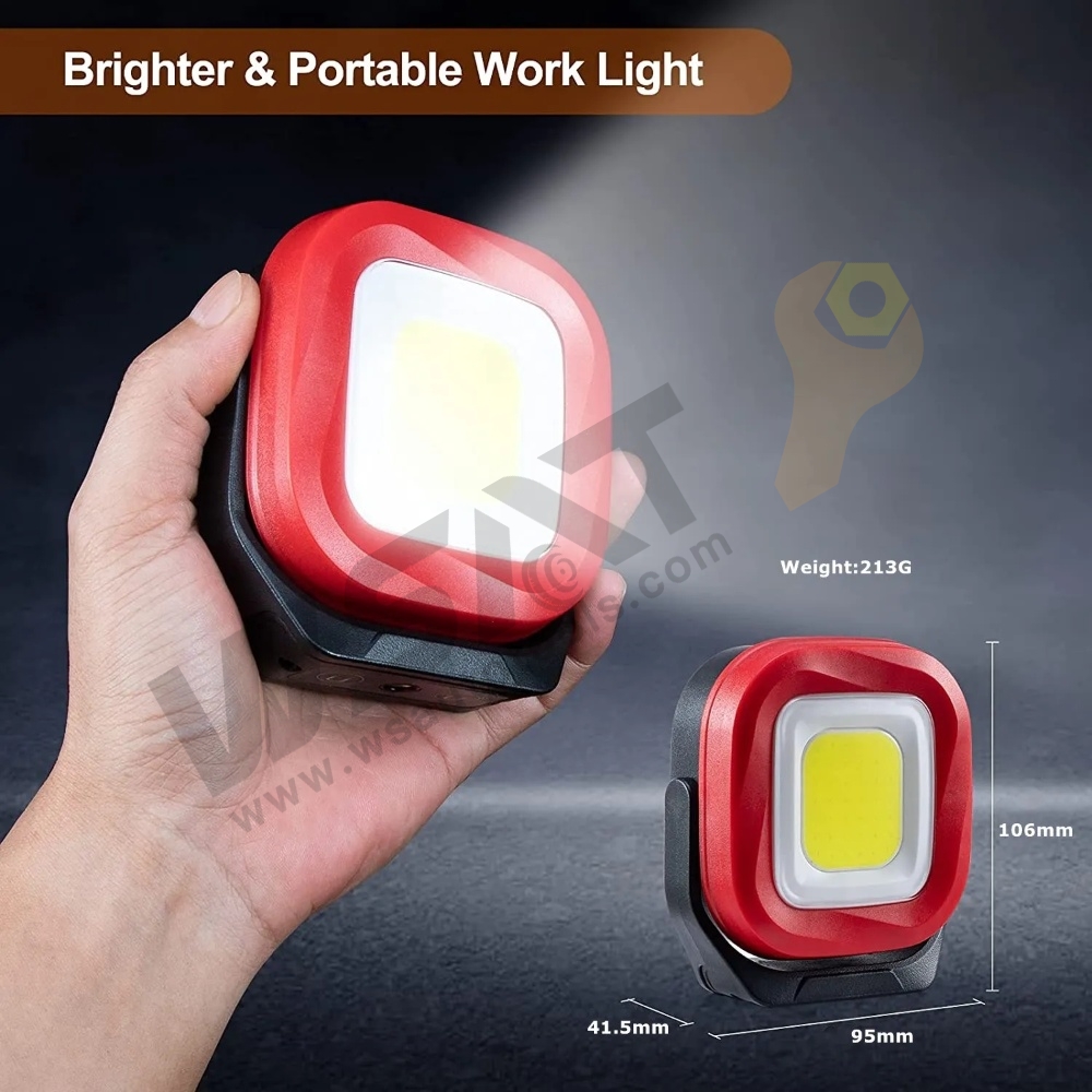 8W COB Magnetic Rechargeable 1000 Lumens Work Lights for Car Repair Emergency LED Work Light