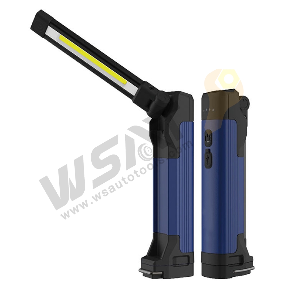 Rechargeable and adjustable outdoor camping portable LED floodlight USB flashlight magnetic led work light