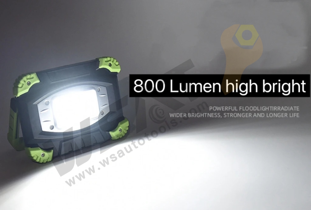 Rechargeable Emergency Working Light Portable COB LED/COB Flashlight Folding Work Light Waterproof High Lumen Outdoor Light