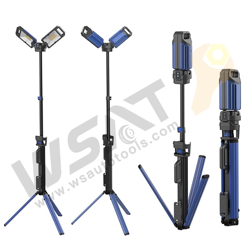 Heavy Duty Aluminum Portable Tripod Work Light
