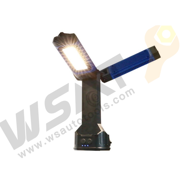 Portable 3-head LED Inspection Work lamp Rechargeable 7000lumen magnetic Tripod LED Work Light with Collapsible stand